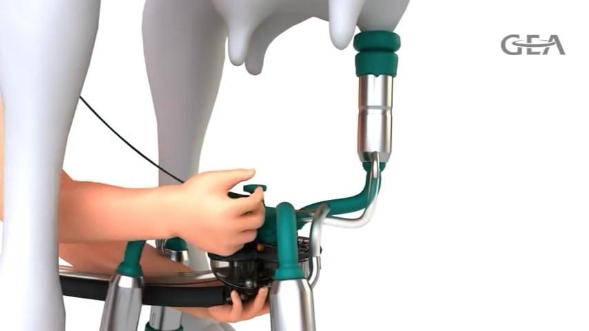 GEA IQ Milking Unit Animation In Action